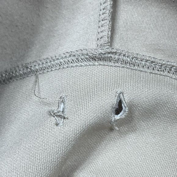 Vintage Nike Pants Women’s Size Medium Beige Cropped Capri Casual Swoosh Pull On - Picture 15 of 15
